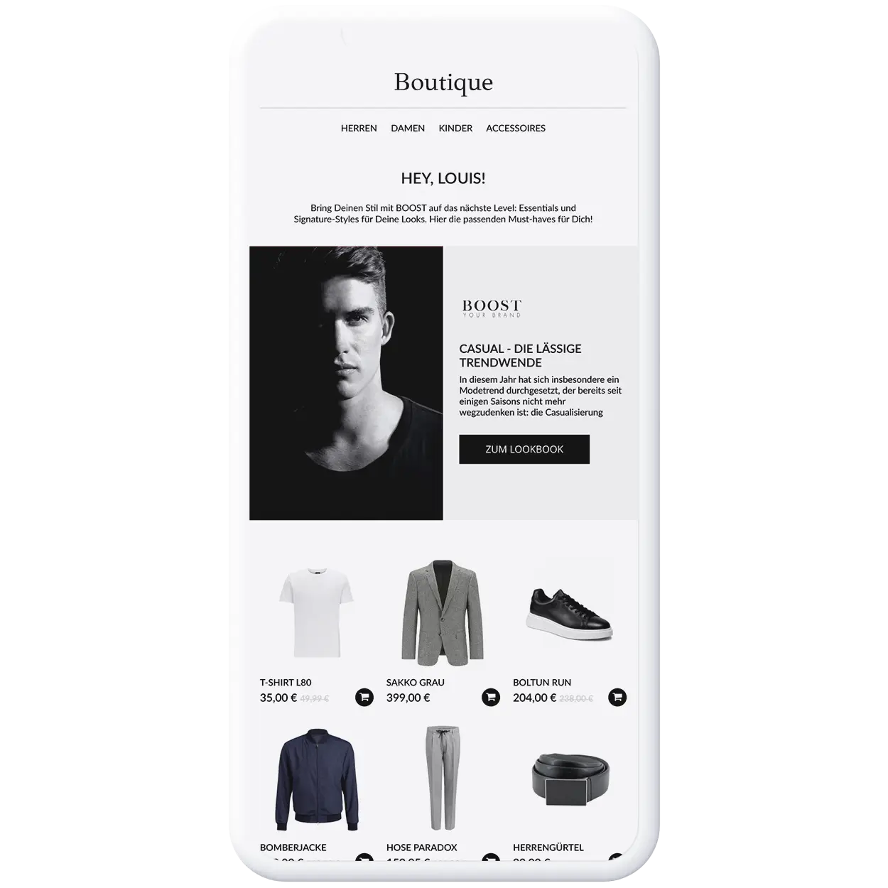 CleverReach - Boutique Fashion-Template - LookBook 1